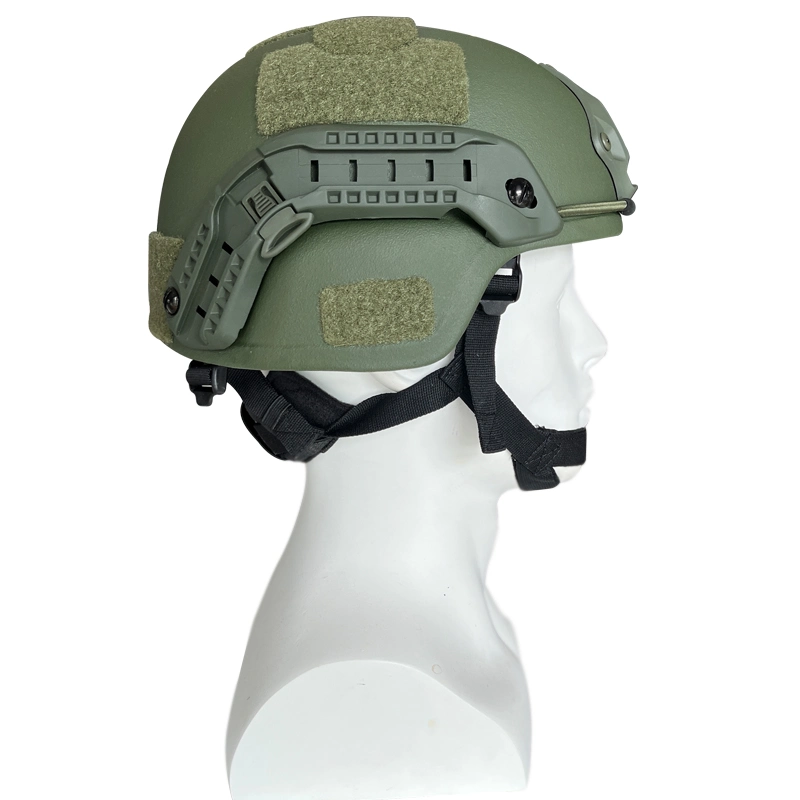 Army Green Aramid Combat Mich Tactical Bullet Proof Helmet for Head Protection